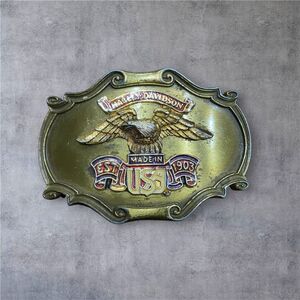 Harley-Davidson Raintree 1978 Vintage Bronze Belt Buckle Screaming Eagle USA